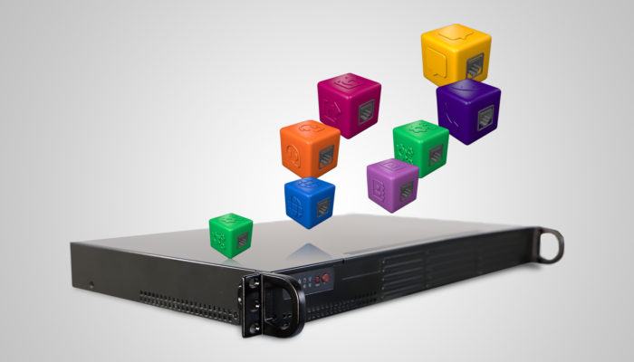 Serveur d'entreprise virtualisation GreenBox Medium 8 modules
